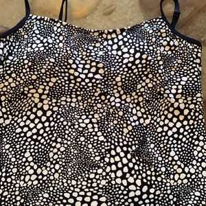 Tropical escape tankini top